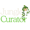 Jungle Curator logo - Plant Craft Sanctuary. Providing botanical styling and wellness consulting for caring professionals.
