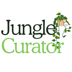 Jungle Curator logo - Plant Craft Sanctuary. Providing botanical styling and wellness consulting for caring professionals.